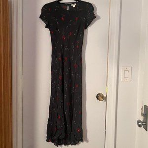 VINTAGE 90s soft grunge mesh midi/maxi dress by MICA